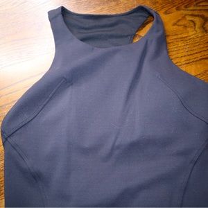 Lululemon wunder train tank high neck size 8 black